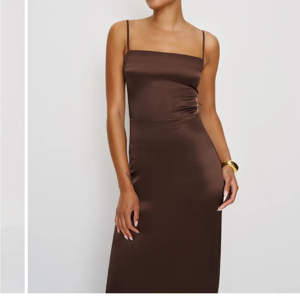 Reformation Frankie silk dress